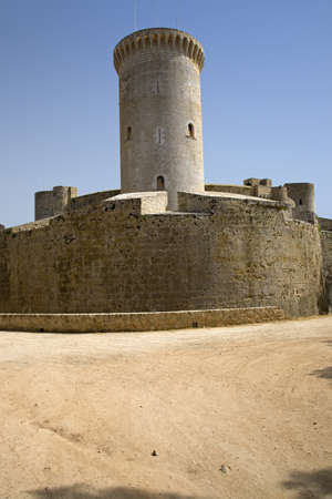 Palma, Castle de Bellver, Bellver Castle, Majorca, Spain, Europe, Balearic Islands, Mediterranean Sea, Europeのeditorial素材