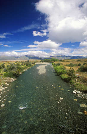 Stream Near El Calafate, Argentinaのeditorial素材