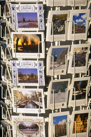 Postcards for sale in Amsterdam, Holland