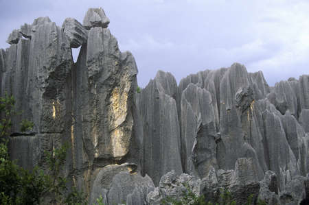 The Stone Forest near Kunming, People's Republic of Chinaのeditorial素材