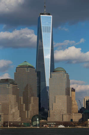 One World Trade Center 1WTC, Freedom Tower featured in New York City Skyline, New York City, New...