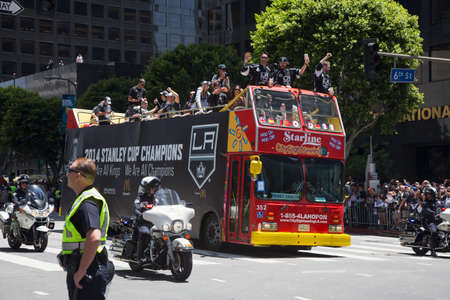 LA Kings 2014 Stanley Cup Victory Parade, Los Angeles, California, USA