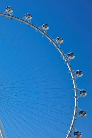 Las Vegas, Nevada, USA -  The High Roller Ferris Wheel off the Strip in Las Vegas, Nevada, USAのeditorial素材