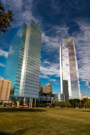 OCTOBER 11, 2018 - Oklahoma City, USA - features Devon Energy Center Skycrapperのeditorial素材