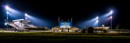 OCTOBER 12, 2018, PARIS TEXAS, USA - WILDCAT STADIUM - Paris Texasのeditorial素材