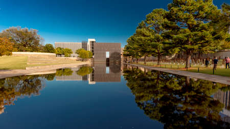 OCTOBER 11,2018  - Oklahoma City, USA - Oklahoma City National Memorial  & Museumのeditorial素材