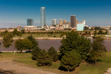 OCTOBER 11, 2018 - Oklahoma City, USA - Oklahoma City Skyline, Oklahoma City, Oklahomaのeditorial素材