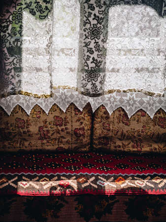 Old vintage Bosnian indoor designの写真素材