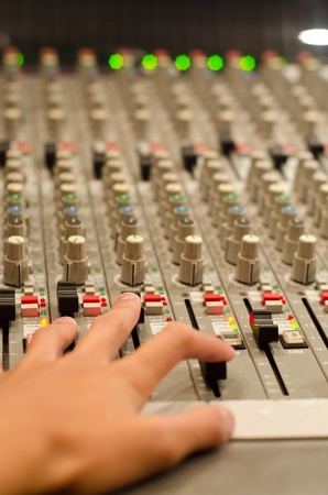 sound engineerの写真素材