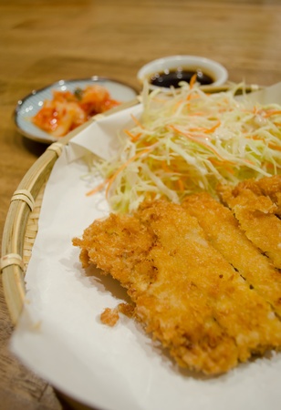 tonkatsu japanese foodの写真素材