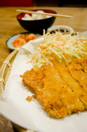 tonkatsu japanese foodの写真素材