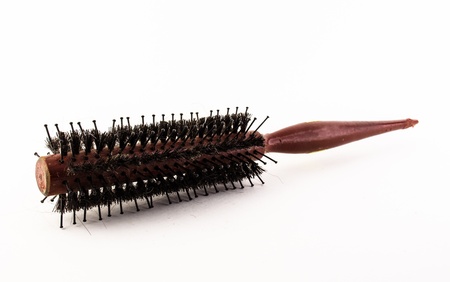 close up of roll comb on white backgroundの写真素材