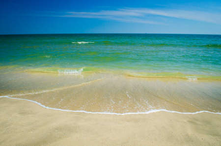 beautiful view of the beach in thailandの写真素材