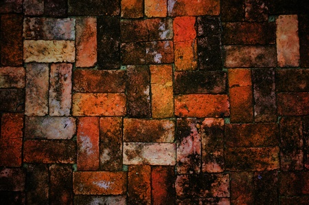 background of brick wall textureの写真素材
