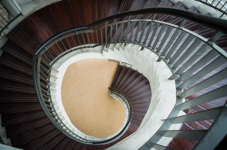spiral staircas at modern office