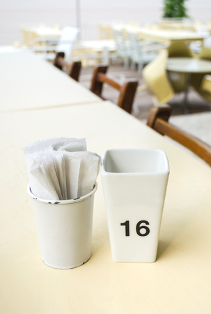 white tissue cupの写真素材