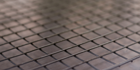 close up of grille