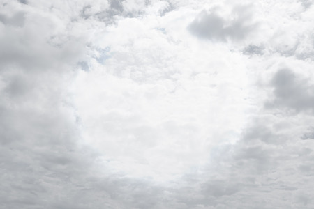 White clouds with white clouds, white and gray clouds backgroundの写真素材