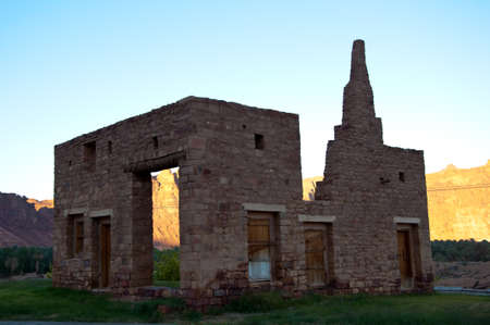 Ruin in old town of Al-Ula in Saudi Arabiaの写真素材