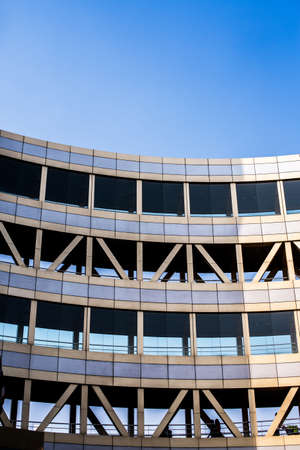 The Building in the blueの写真素材