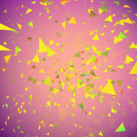 Falling confetti background. Pieces color of paper explosion