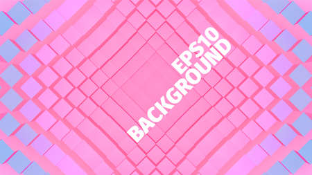 Abstract geometric vector background. Grid of rhombus. Angular shapeのイラスト素材