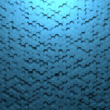 hexagonal vector background. Grid of hexagons. 3d illustration