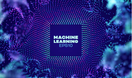Vector of Machine learning abstract - ID:148780301 - Royalty Free Image ...