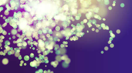 Bokeh nature vector background. Morning background. Spring forest blurry environment.のイラスト素材