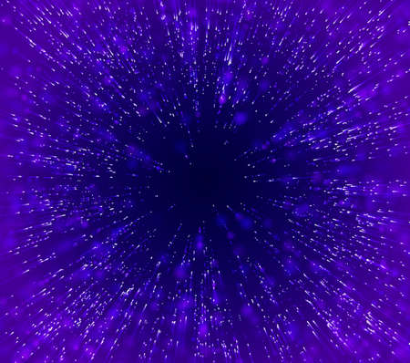 Hyperspace warp hyper speed. Warp jump portal effect. Galaxy explosion movementのイラスト素材