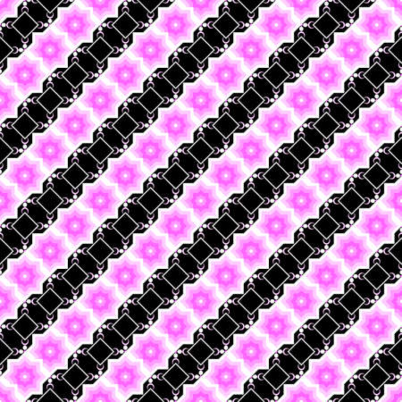 Design seamless pink and black diagonal pattern. 