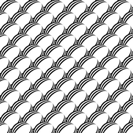 Design seamless monochrome ellipse pattern. Vector artのイラスト素材