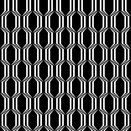 Design seamless monochrome trellised pattern. Vector artのイラスト素材