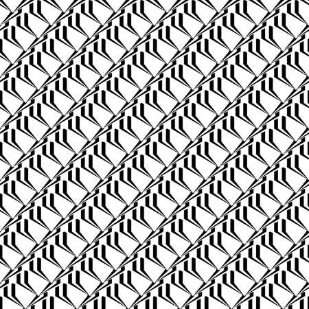 Design seamless monochrome diagonal pattern. Vector artのイラスト素材