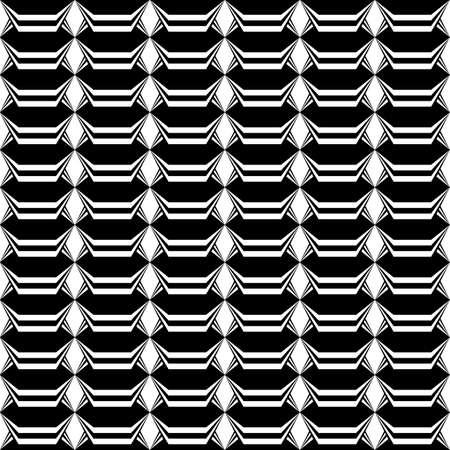 Design seamless monochrome striped pattern. Vector artのイラスト素材