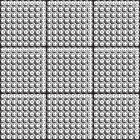Design seamless monochrome checked pattern. Vector artのイラスト素材