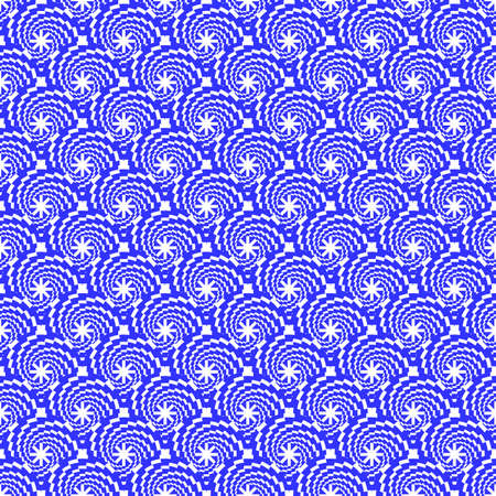 Design seamless blue spiral diagonal background. Vector artのイラスト素材
