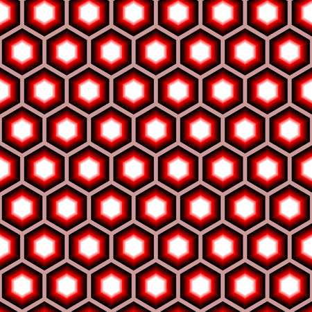 Design seamless hexagon geometric pattern. Colorful trellis background. のイラスト素材