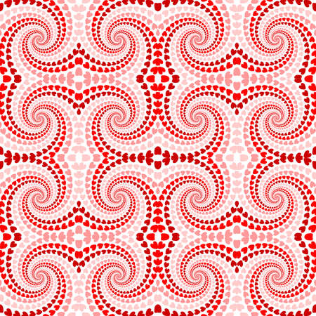 Design seamless colorful twirl movement pattern. Abstract decorative background. Vector artのイラスト素材