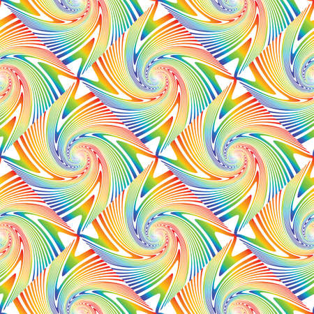 Design seamless colorful swirl pattern.のイラスト素材