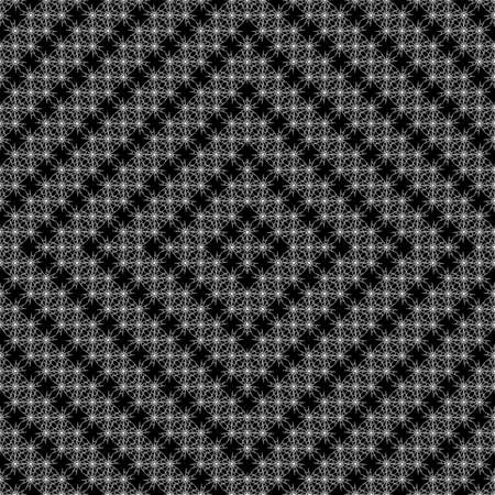 Design seamless monochrome decorative pattern  Abstract lacy grid diagonal background  Vector art