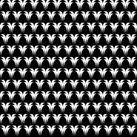 Design seamless monochrome pattern. Abstract geometrical background. Vector artのイラスト素材