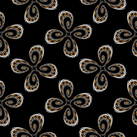 Design seamless flower decorative pattern. Abstract colorful background. Vector art