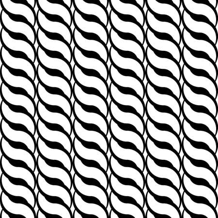 Design seamless monochrome interlaced pattern. Abstract vertical stripy background. Vector artのイラスト素材