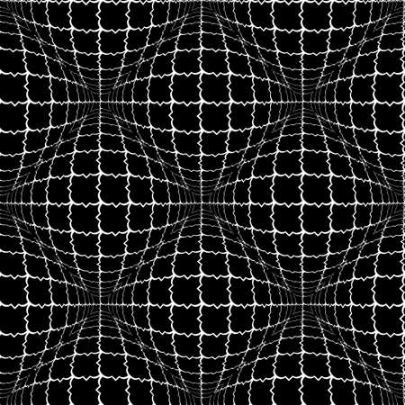 Design seamless monochrome convex pattern. Abstract grid textured background. Vector artのイラスト素材