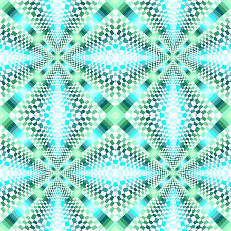 Design seamless colorful mosaic pattern. Abstract geometric background. Vector art. No gradient