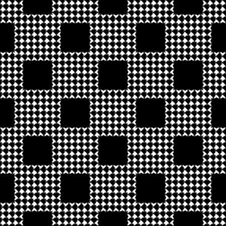 Design seamless monochrome square geometric pattern. Abstract grid background. Vector art