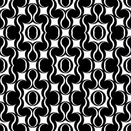 Design seamless monochrome decorative pattern. Abstract background. Vector artのイラスト素材
