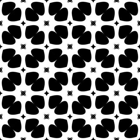 Design seamless geometric pattern. Abstract monochrome background. Vector art