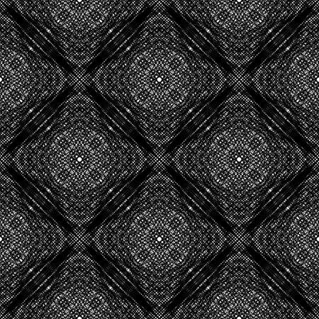 Design seamless monochrome grid textured background. Abstract pattern. Vector art. No gradient